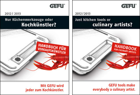 GEFU Katalog Cover deutsch und englisch