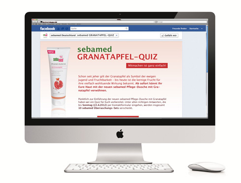 sebamed Aktionsseite Granatapfel-Quiz